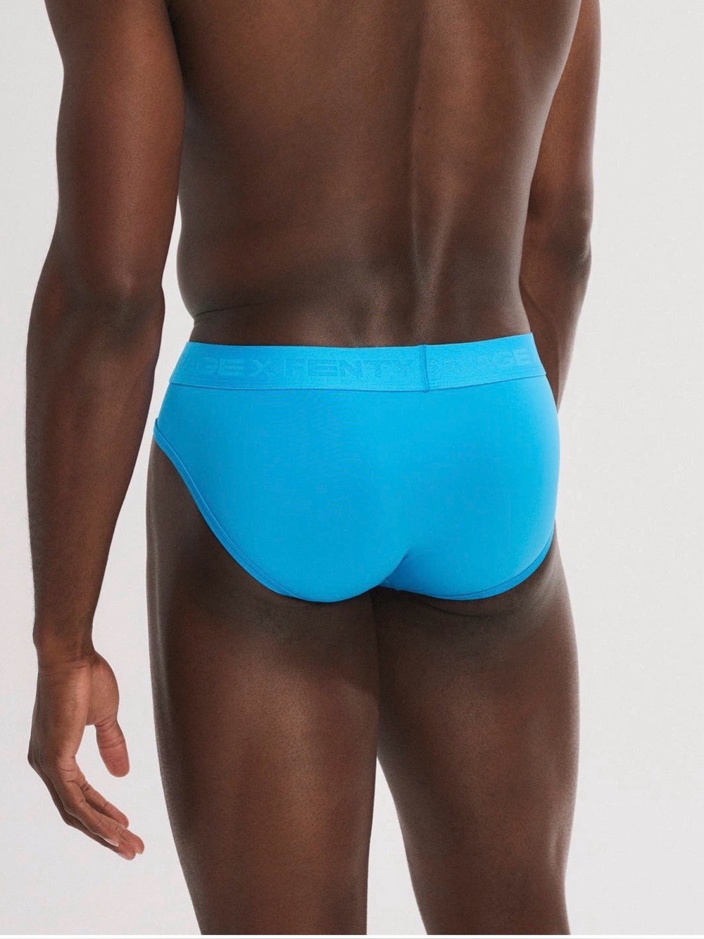 Savage X Fenty Bright Blue Men's Stretch Brief - Picture 3 of 7